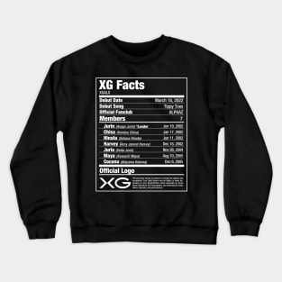 XG Nutritional Facts Crewneck Sweatshirt